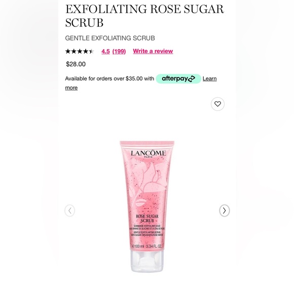 Authentic Lancôme Rose sugar scrub - New - Picture 2 of 4